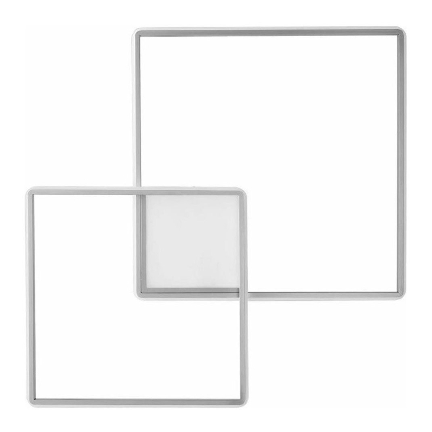 Ondaluce - Plafonnier LED dimmable DOWEL LED/46W/230V argenté