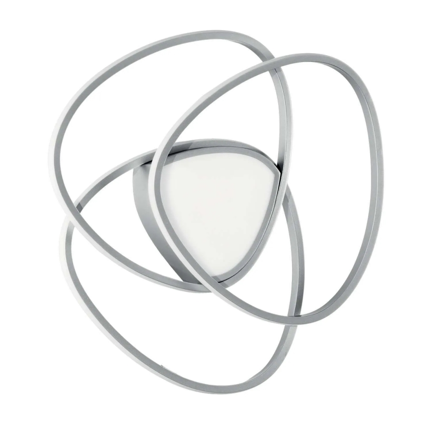 Ondaluce - Plafonnier LED dimmable ROSE LED/60W/230V argenté