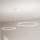 Ondaluce - SOEL dimbare LED-hanglamp aan kabel LED/28W/230V + LED/38W 3000/4000K Ø 80/60 cm wit