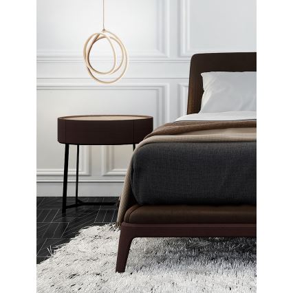 Ondaluce - Suspension LED dimmable sur câble GOLDEN LED/28W/230V Ø 31,5 cm doré