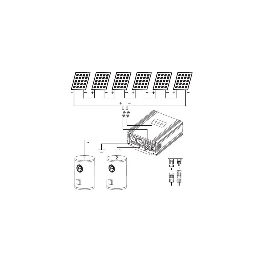 Onduleur solaire pour chauffe-eau ECO Solar Boost Evo MPPT-4000 4kW PRO