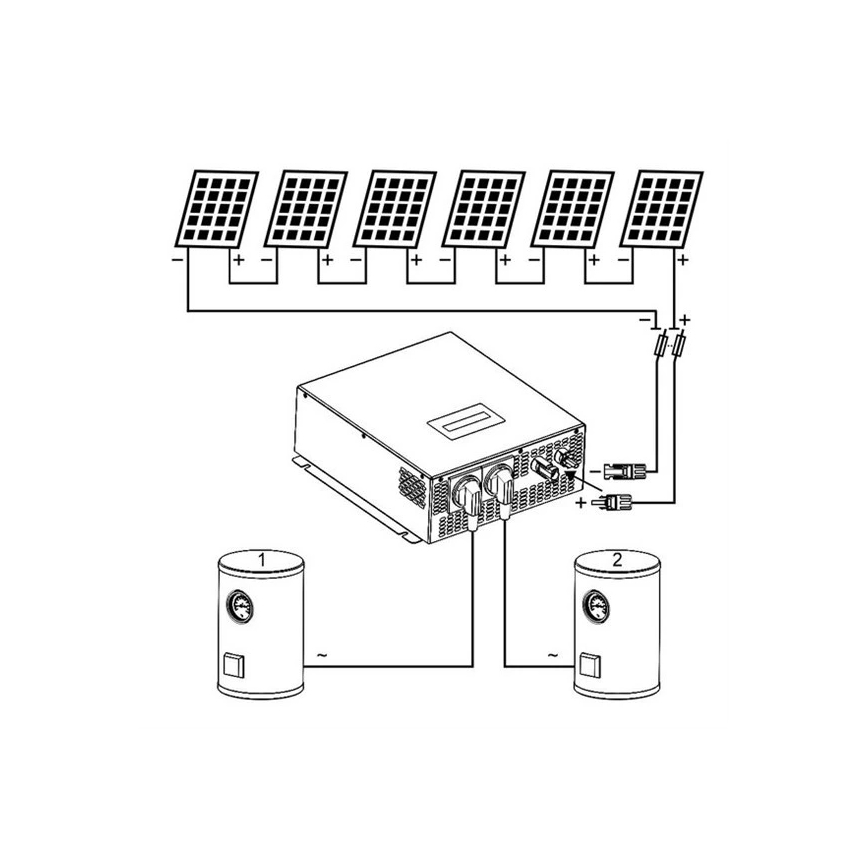 Onduleur solaire pour chauffe-eau ECO Solar Boost MPPT-3000 3,5 kW PRO