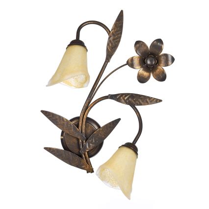 ONLI - Applique murale ALGA 2xE14/6W/230V bronze