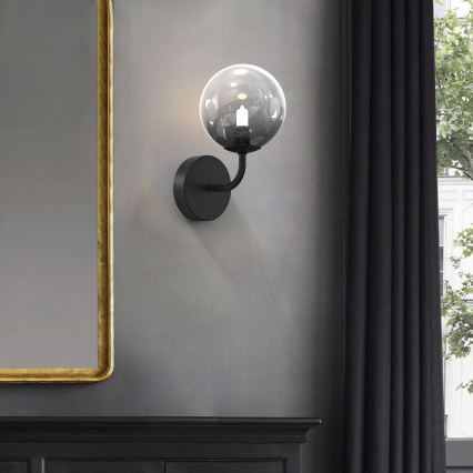 ONLI - Applique murale PALOMA 1xG9/10W/230V noir/fumé