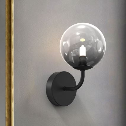 ONLI - Applique murale PALOMA 1xG9/10W/230V noir/fumé
