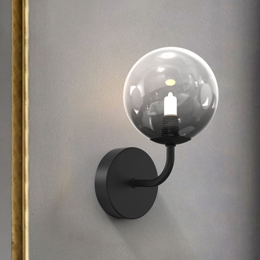 ONLI - Applique murale PALOMA 1xG9/10W/230V noir/fumé