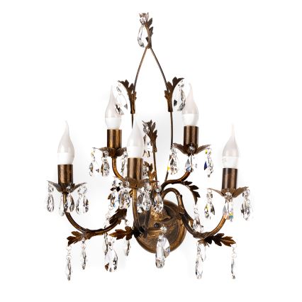 ONLI - Applique murale TERESA 5xE14/6W/230V bronze