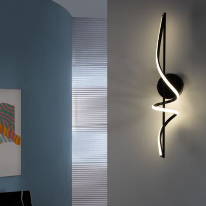 ONLI - Applique murale TWIST LED/25W/230V 4000K noir