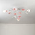ONLI - Bevestigde hanglamp voor kinderen BUTTERFLY 3xE14/6W/230V