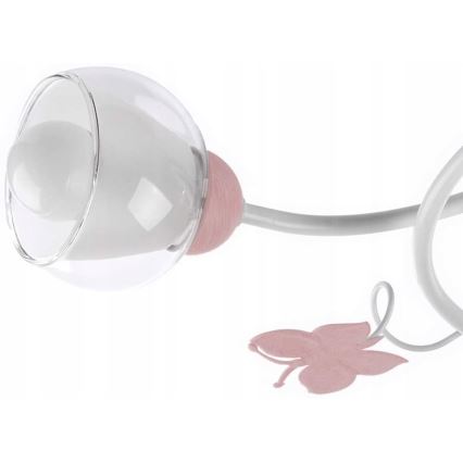 ONLI - Bevestigde hanglamp voor kinderen BUTTERFLY 3xE14/6W/230V