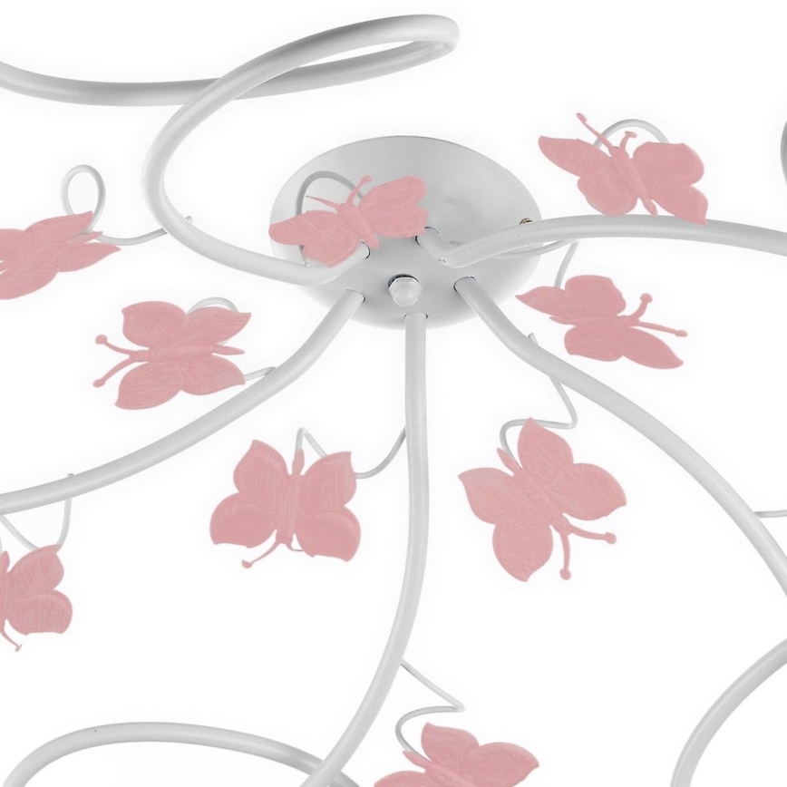 ONLI - Bevestigde hanglamp voor kinderen BUTTERFLY 5xE14/6W/230V