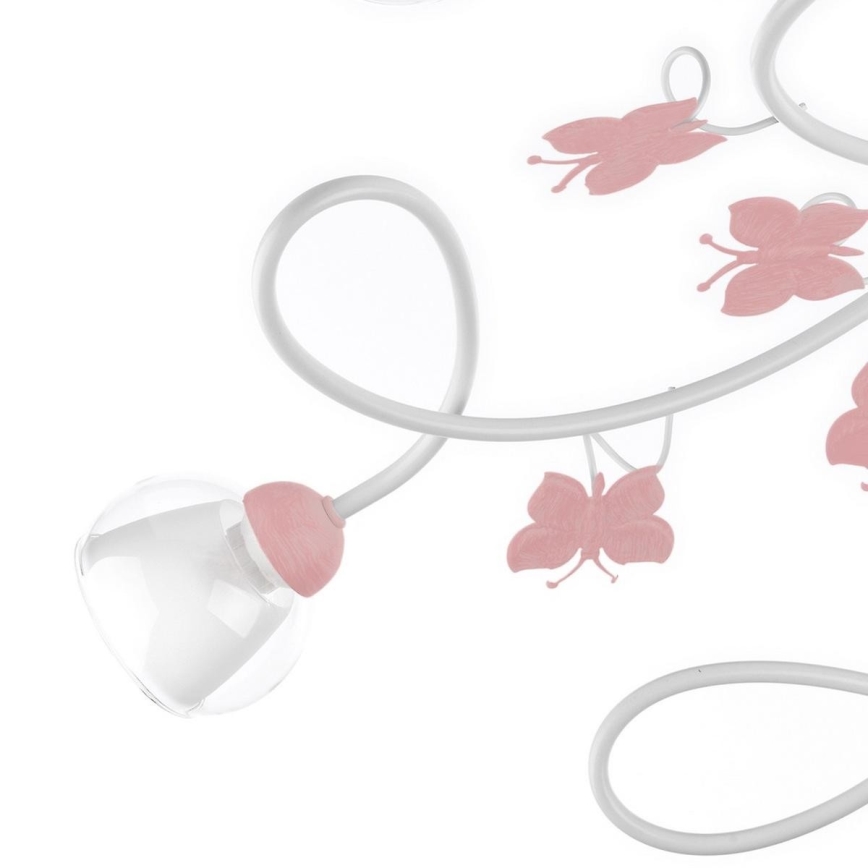 ONLI - Bevestigde hanglamp voor kinderen BUTTERFLY 5xE14/6W/230V