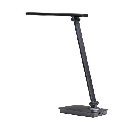 ONLI - Dimbare LED tafellamp met USB-poort DESKI LED/7W/230V 4000K zwart