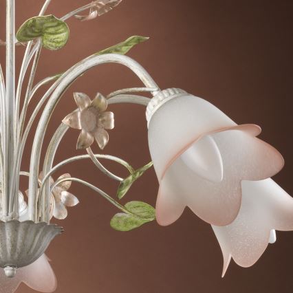 ONLI - Hanglamp aan een ketting BOTTON DORO 5xE14/6W/230V