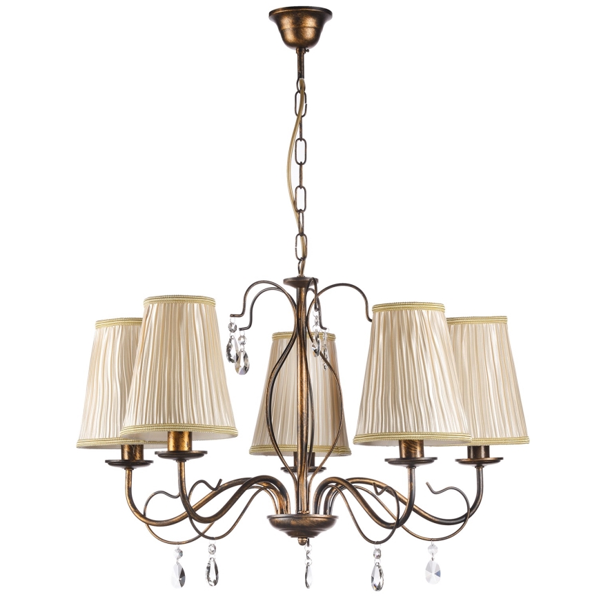 ONLI - Hanglamp aan een ketting DELIA 5xE14/6W/230V