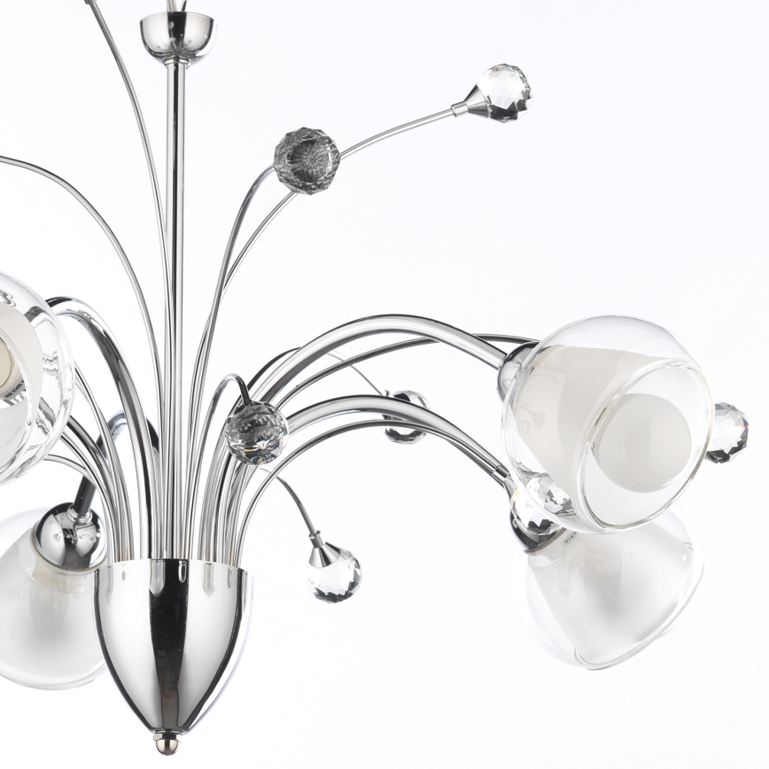 ONLI - Hanglamp aan een ketting DIAMANTE 5xE14/6W/230V