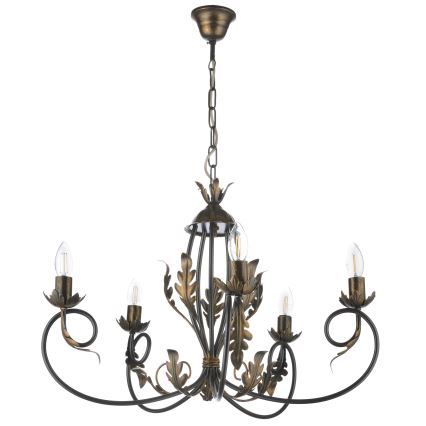ONLI - Hanglamp aan een ketting GRETEL 5xE14/6W/230V