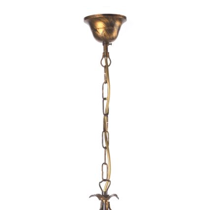 ONLI - Hanglamp aan een ketting KAREN 5xE14/6W/230V brons