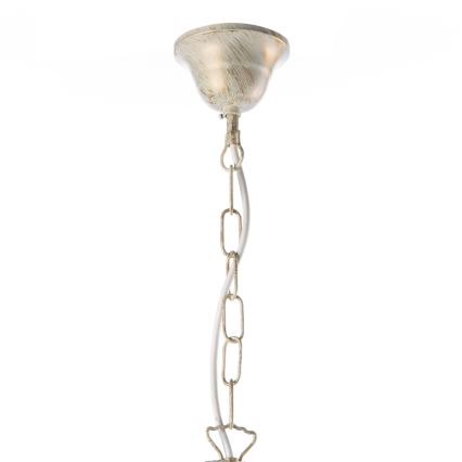 ONLI - Hanglamp aan een ketting LUCREZIA 1xE14/6W/230V brons