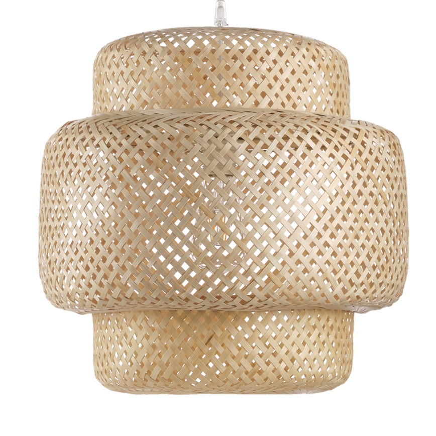 ONLI - Hanglamp aan een koord BAMBOO 1xE27/22W/230V bamboe