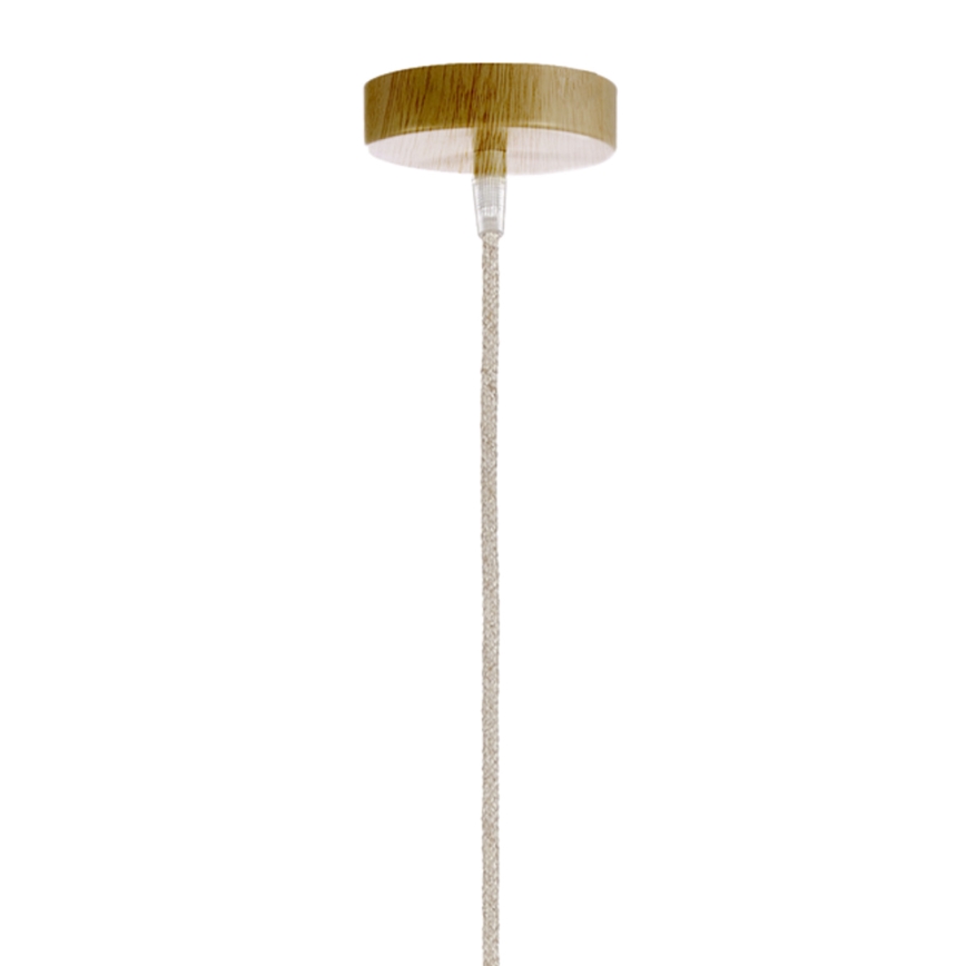 ONLI - Hanglamp aan een koord BAMBOO 1xE27/22W/230V bamboe
