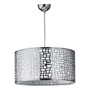 ONLI - Hanglamp aan een koord BRUCE 1xE27/15W/230V diameter 45 cm mat chroom