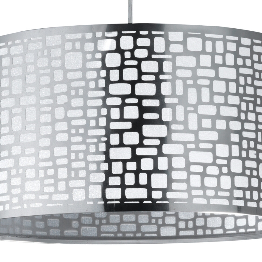 ONLI - Hanglamp aan een koord BRUCE 1xE27/15W/230V diameter 45 cm mat chroom
