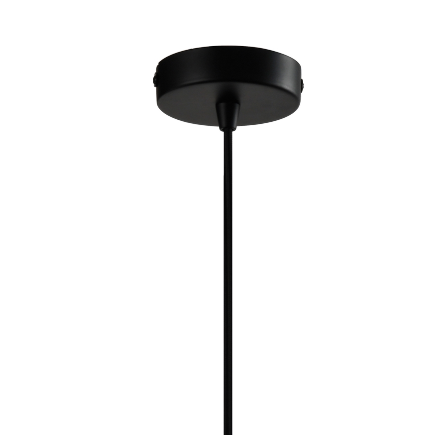 ONLI - Hanglamp aan een koord CROSS 6xE27/22W/230V zwart/messing