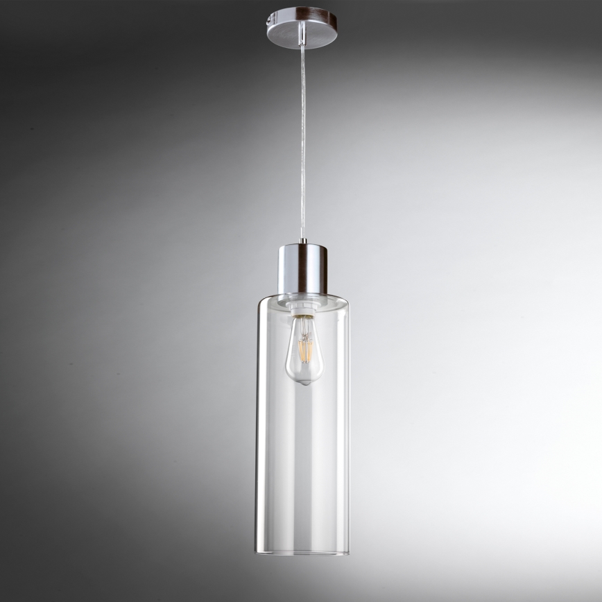 ONLI - Hanglamp aan een koord DODO 1xE27/22W/230V glanzend chroom