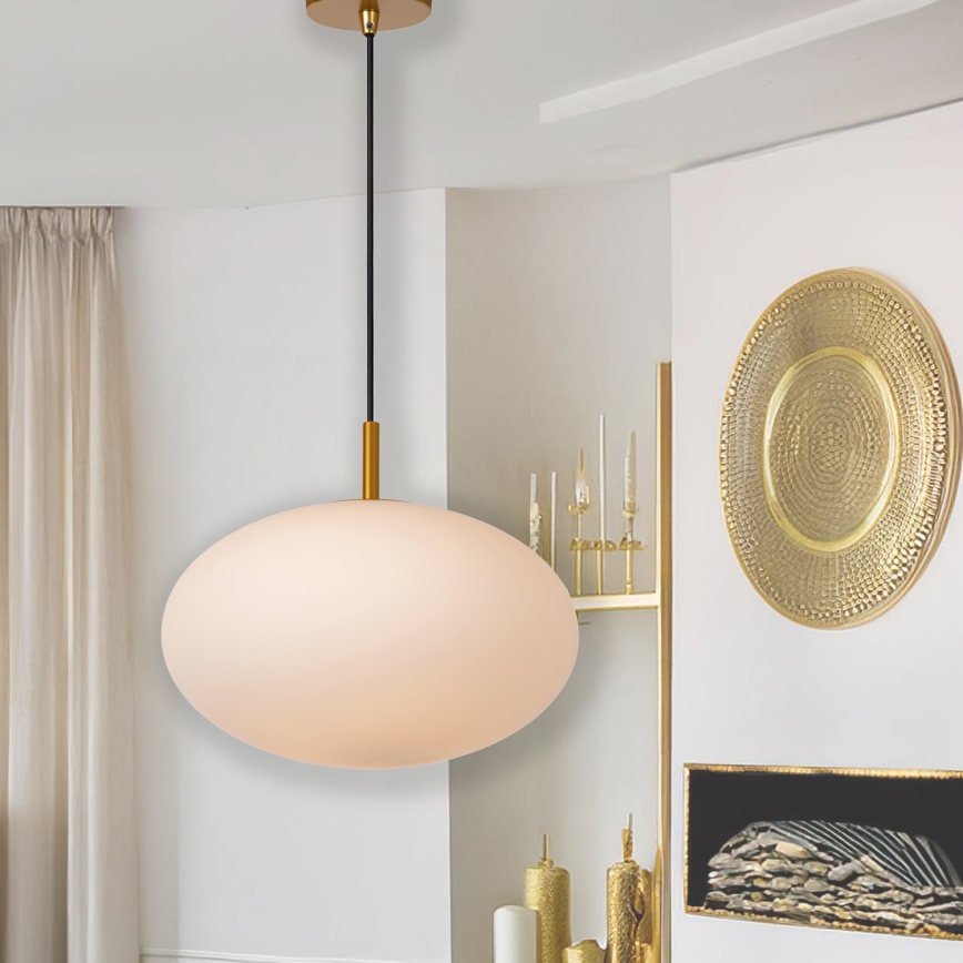 ONLI - Hanglamp aan een koord JANET 1xE27/6W/230V diameter 30 cm