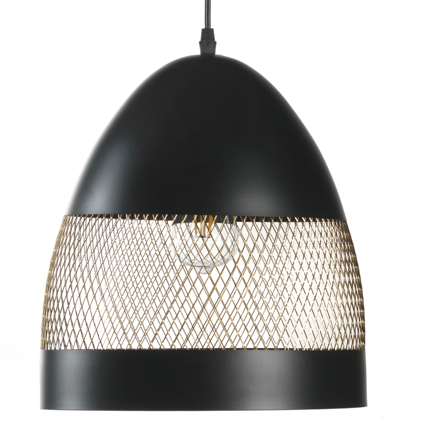 ONLI - Hanglamp aan een koord POLLY 1xE27/22W/230V zwart