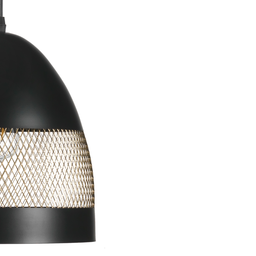 ONLI - Hanglamp aan een koord POLLY 1xE27/22W/230V zwart