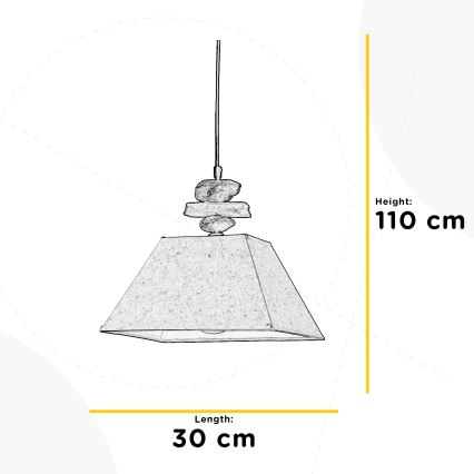 ONLI - Hanglamp aan een koord SEREGON 1xE27/22W/230V