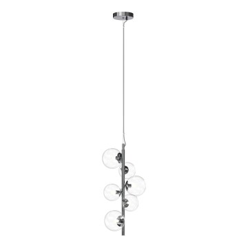 ONLI - Hanglamp met kabel KIMBERLY 6xG9/6W/230V glanzend chroom