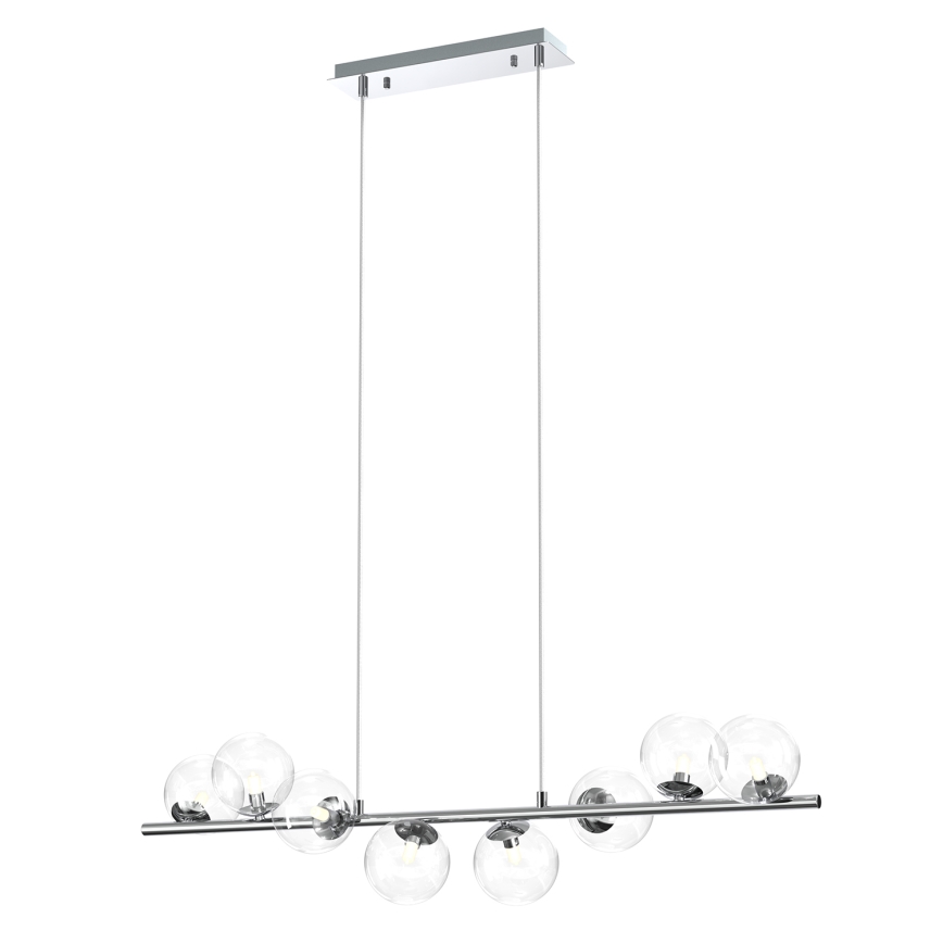 ONLI - Hanglamp met kabelophanging KIMBERLY 8xG9/6W/230V hoogglans chroom