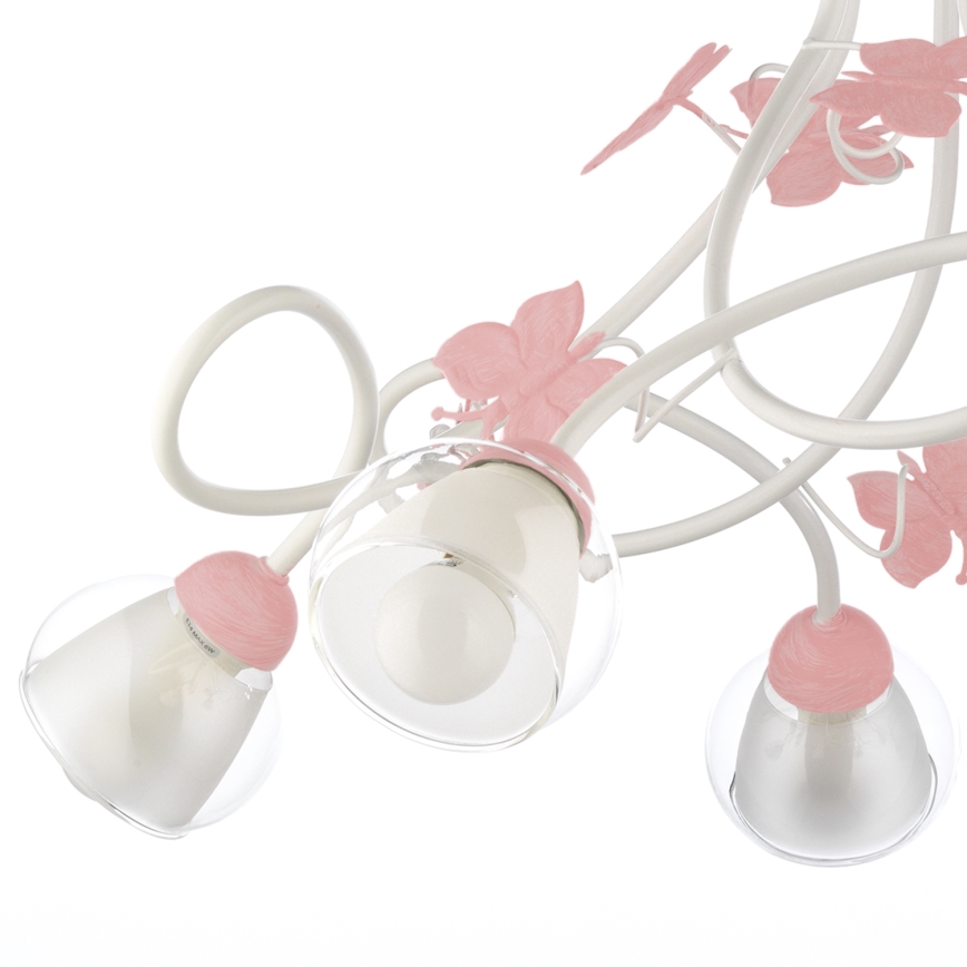 ONLI - Hanglamp voor kinderen BUTTERFLY 5xE14/6W/230V