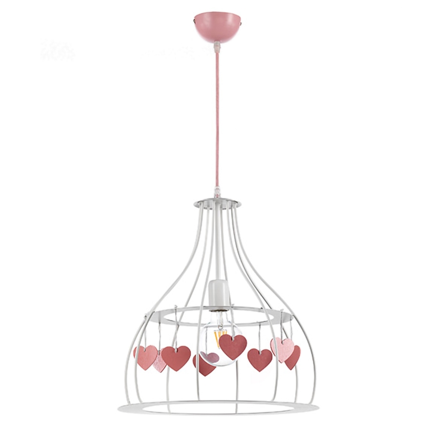 ONLI - Hanglamp voor kinderen TITTA 1xE27/22W/230V roze
