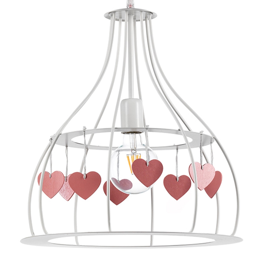 ONLI - Hanglamp voor kinderen TITTA 1xE27/22W/230V roze