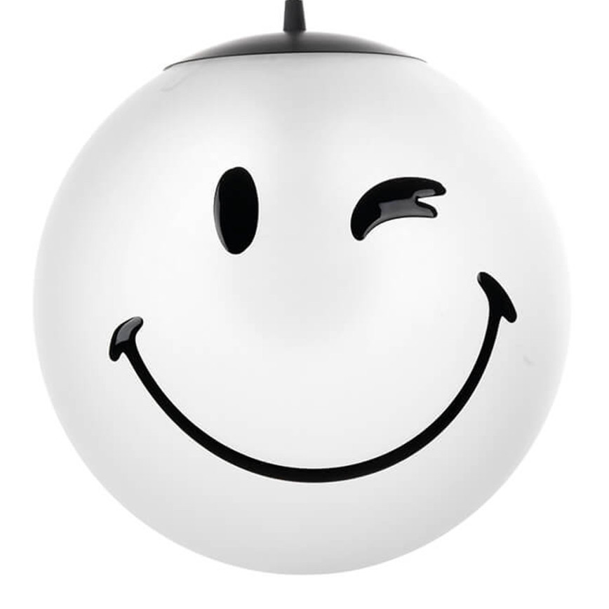 ONLI - Kinderhanglamp aan snoer SMILEY 1xE27/15W/230V wit