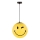 ONLI - Kinderhanglamp SMILEY aan snoer 1xE27/15W/230V geel