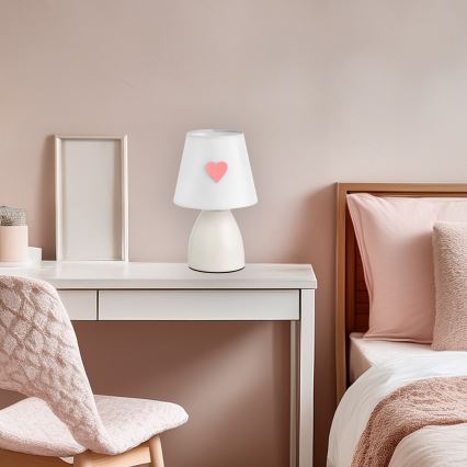 ONLI - Kinderlamp TITTA 1xE14/6W/230V 20 cm wit