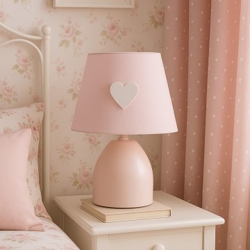 ONLI - Kleine kinderlamp TITTA 1xE14/6W/230V 20 cm roze