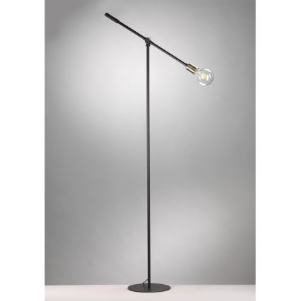 ONLI - Lampadaire ASTE 1xE27/15W/230V noir/doré