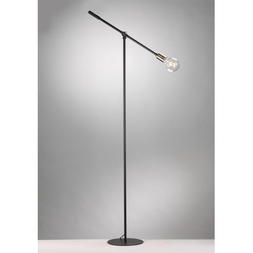 ONLI - Lampadaire ASTE 1xE27/15W/230V noir/doré