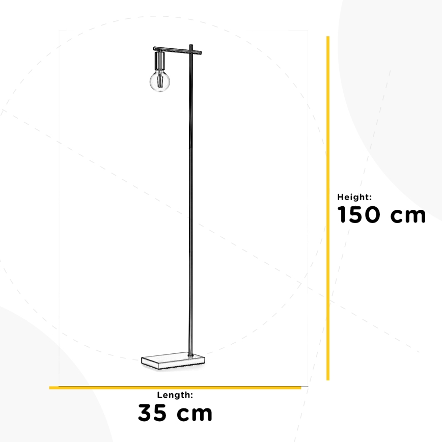 ONLI - Lampadaire CROSS 1xE27/22W/230V
