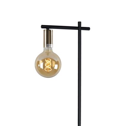 ONLI - Lampadaire CROSS 1xE27/22W/230V noir/laiton