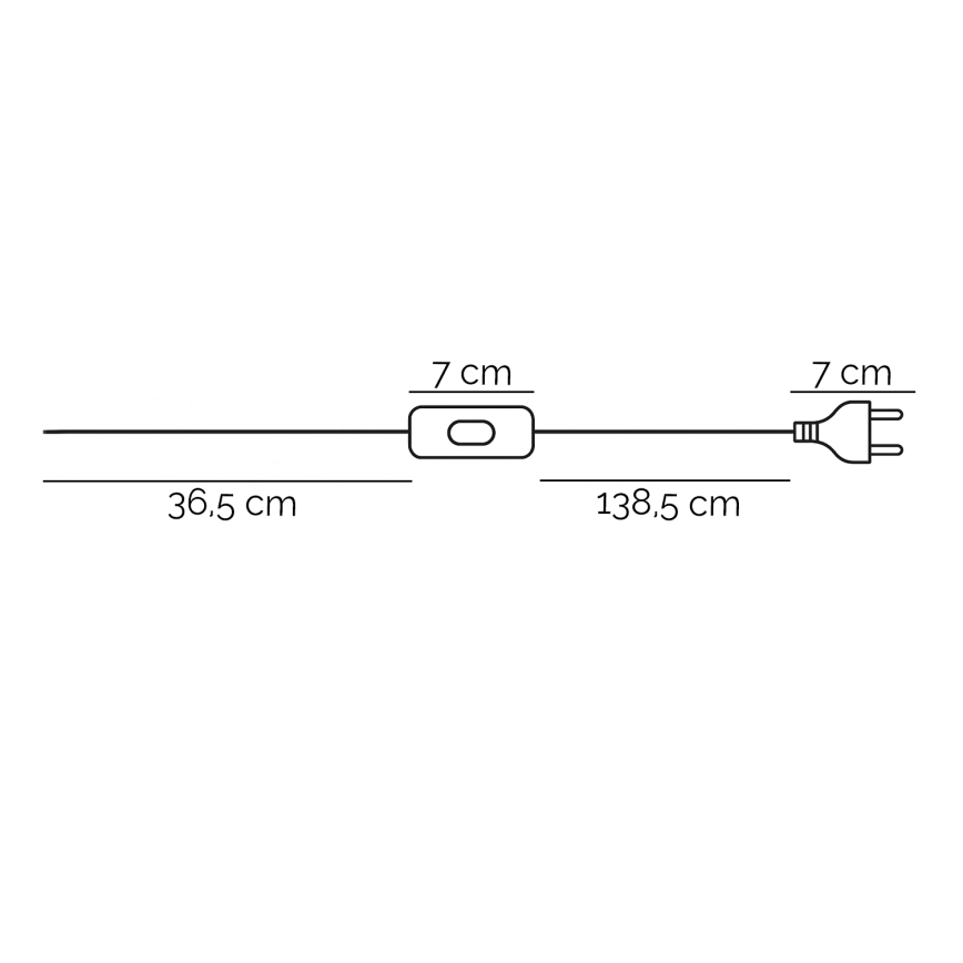 ONLI - Lampadaire CROSS 1xE27/22W/230V noir/laiton