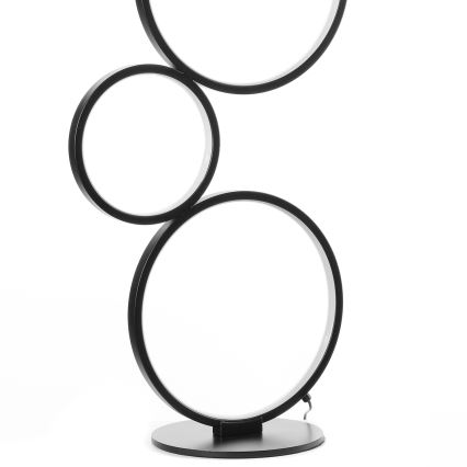 ONLI - Lampadaire LED RINGS LED/58W/230V 4000K noir