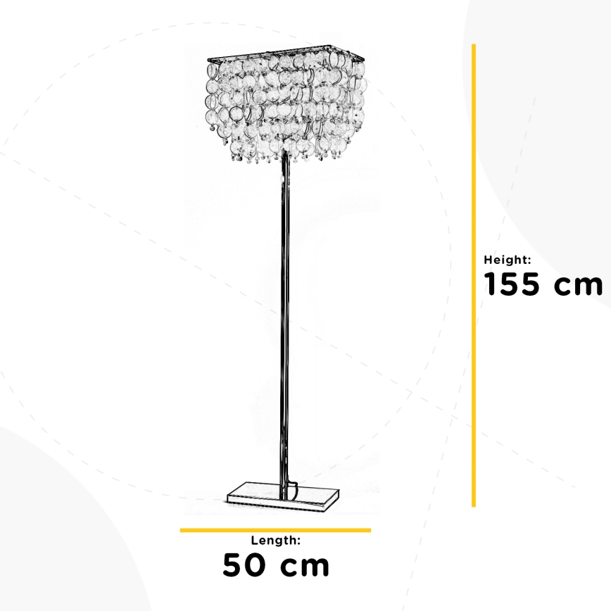 ONLI - Lampadaire MAKANI 4xE14/6W/230V