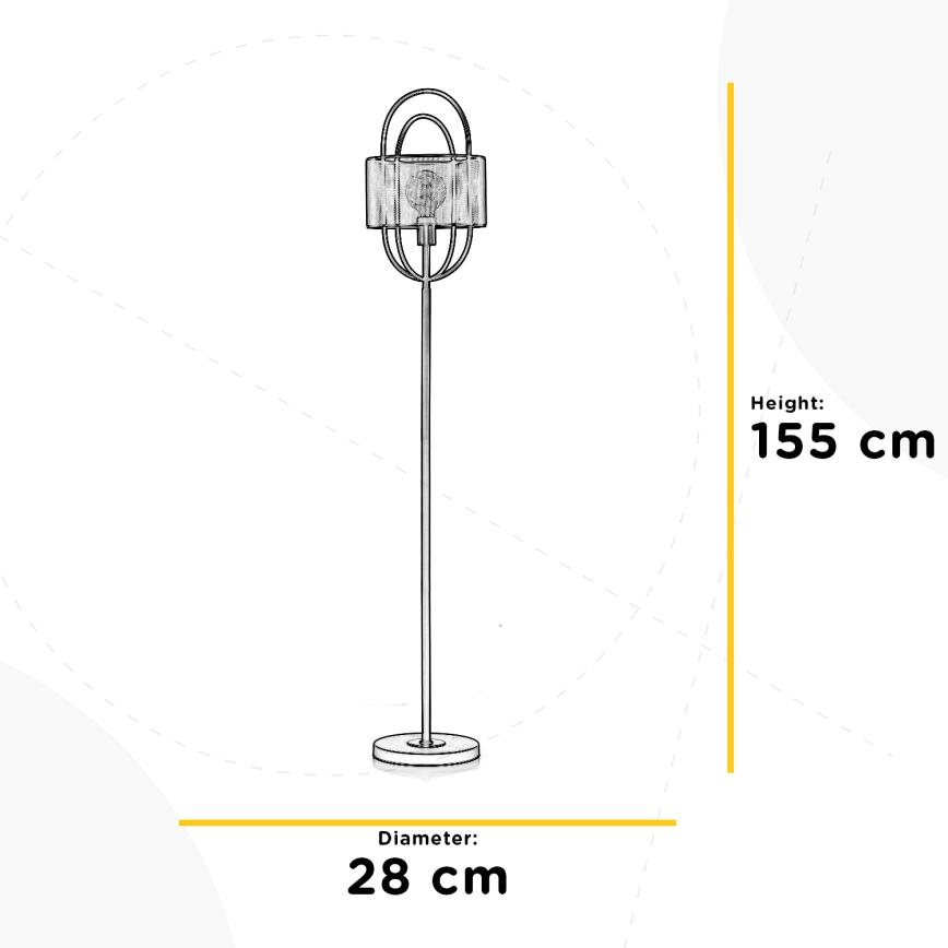 ONLI - Lampadaire QUOKKA 1xE27/22W/230V